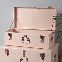 STORAGE TRUNKS, VELVET STORAGE BOXES