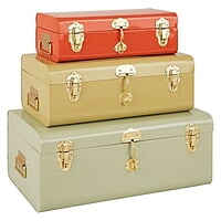STORAGE TRUNKS, VELVET STORAGE BOXES