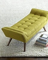 SOFA- VELVET ENTRYWAY BENCH SOFA- VELVET ENTRYWAY BENCH