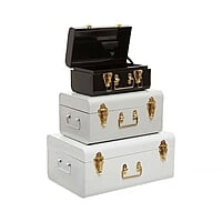 STORAGE TRUNKS, VELVET STORAGE BOXES