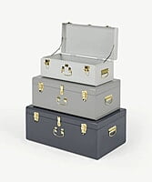 STORAGE TRUNKS, VELVET STORAGE BOXES