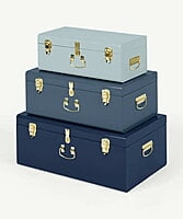 STORAGE TRUNKS, VELVET STORAGE BOXES