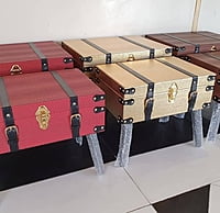 VELVET STORAGE STOOLS