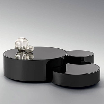 RIBBED COFFEE TABLE
